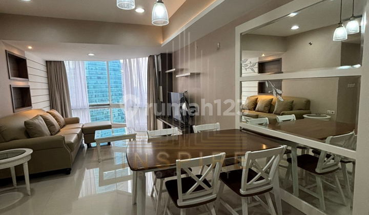 Rent a Modern Minimalist 2-Bedroom Condominium Apartment Fully Furnished Cheapest Near 4 Malls in West Jakarta