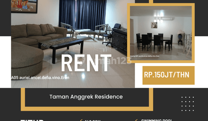 Sewa Apartment Termurah Terbagus di Taman Anggrek  2