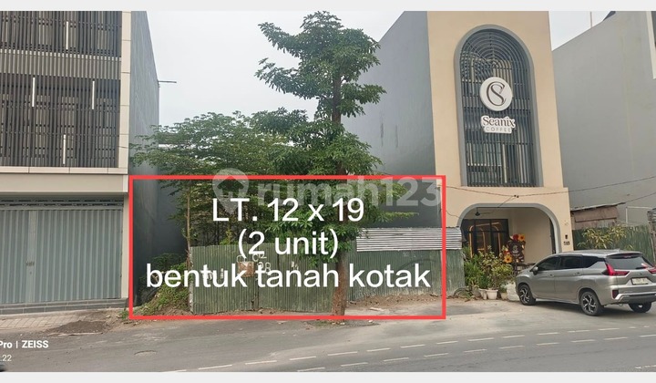 Jejer 2 Unit Tanah Komersial di Citraland Utara Jalan Raya Greenhill