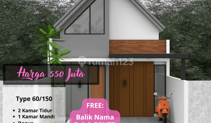 Dijual Rumah Baru Type 60 SHM Modern Desain di Kudus 1