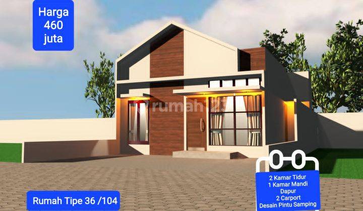 Jual Rumah Cluster Baru Pesan Bangun SHM di Prambatan 1
