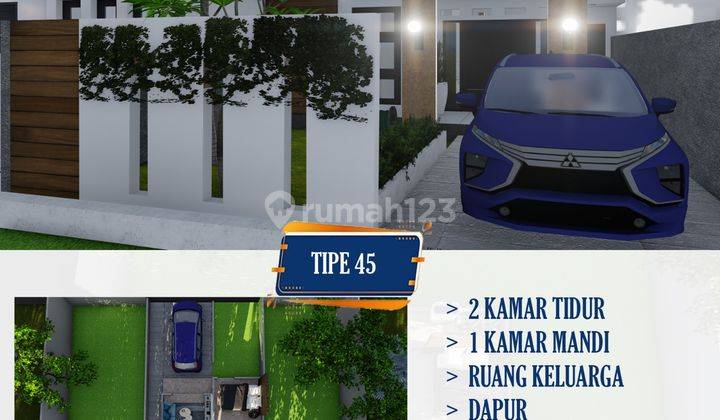 Jual Rumah Baru Type 45 Desain Modern di Singocandi Kudus 2
