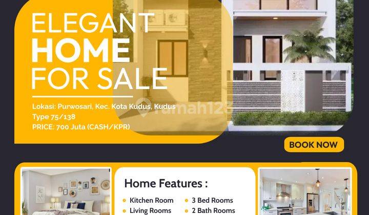Jual Rumah Desain Elegant Lokasi di Pusat Kota Kudus 1