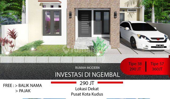 Jual Rumah Modern Minimalis di Ngembal Jati 1