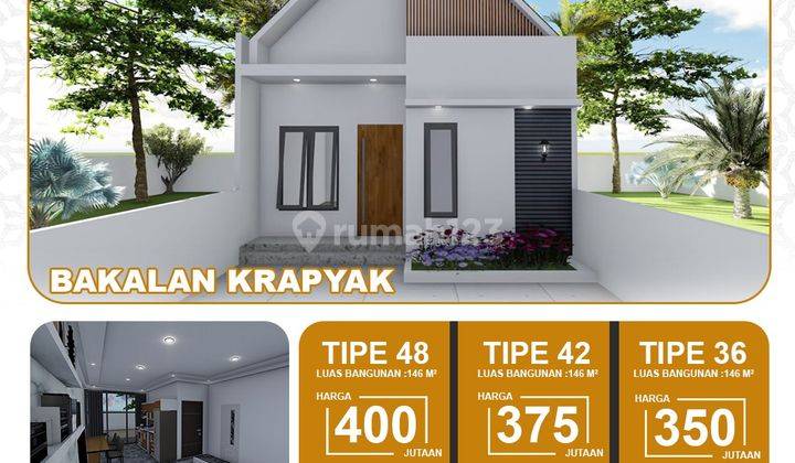 Jual Rumah Type 48 Konsep Scandinavian Dekat Pusat Kota Kudus 1