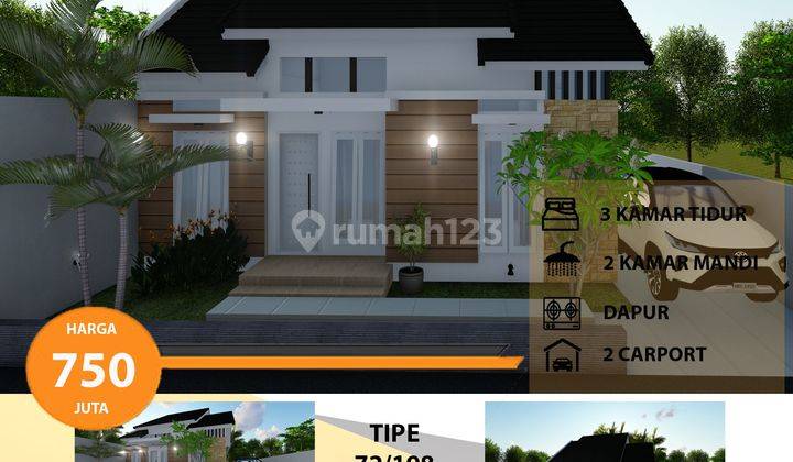 Dijual Rumah Baru Modern Desain Kekinian Lokasi Dekat Pusat Bisnis  1