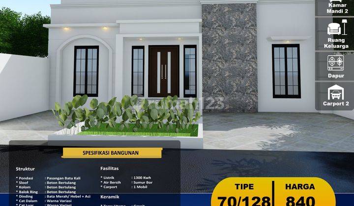 Jual Rumah New Scandinavian Desain Lokasi Jepangpakis Jateng  1