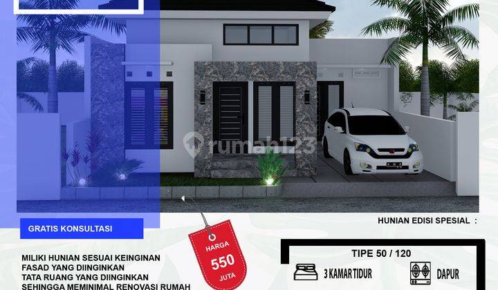 Jual Rumah Tampilan Elegan Dengan Model Limas Lokasi Kudus Jateng 1