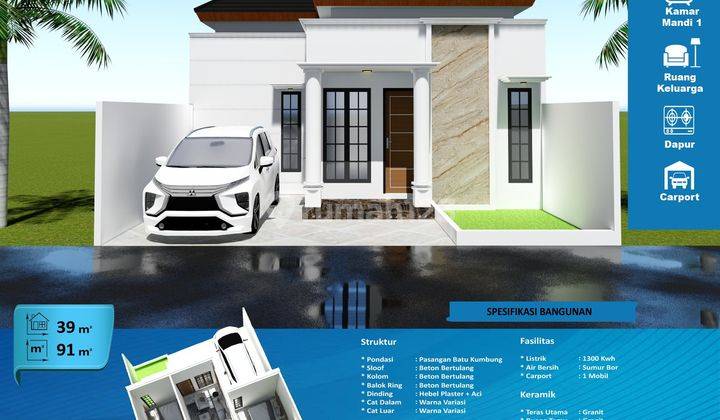 Rumah Modern Pesan Bangun Lokasi Dekat Perkotaan Kudus Jawa Tengah 1