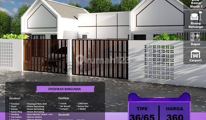 Dijual Rumah Pesan Bangun Lokasi Strategis SHM Desain Scandinavian Kudus Jawa Tengah 1