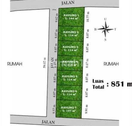 DIJUAL Tanah Kavling Murah Lokasi Sayegan Sleman Yogyakarta 4