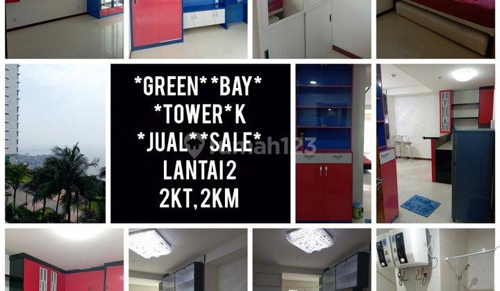 Apartement apartement green bay 2 BR Semi Furnished Bagus 1