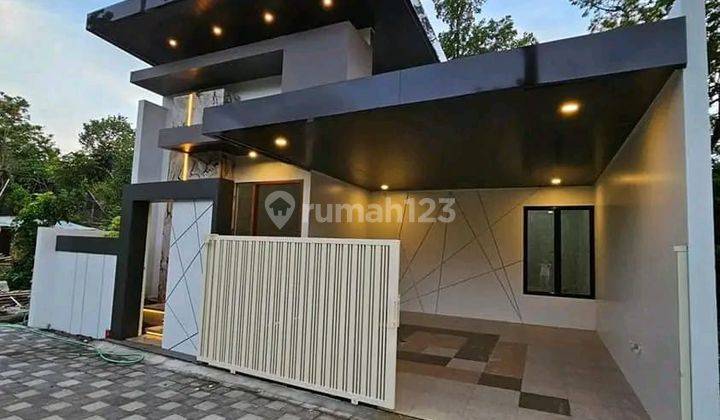 Di Jual Rumah Modern Harga Murah Bonus AC, kitchen set dan Minibar di Yogyakarta 1