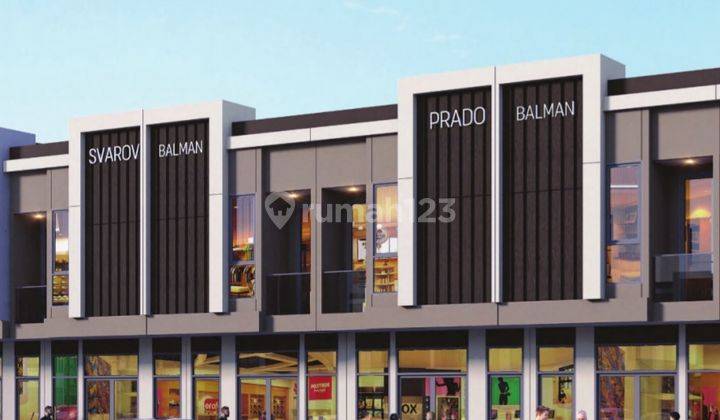 Ruko samping jalan utama Gading Serpong