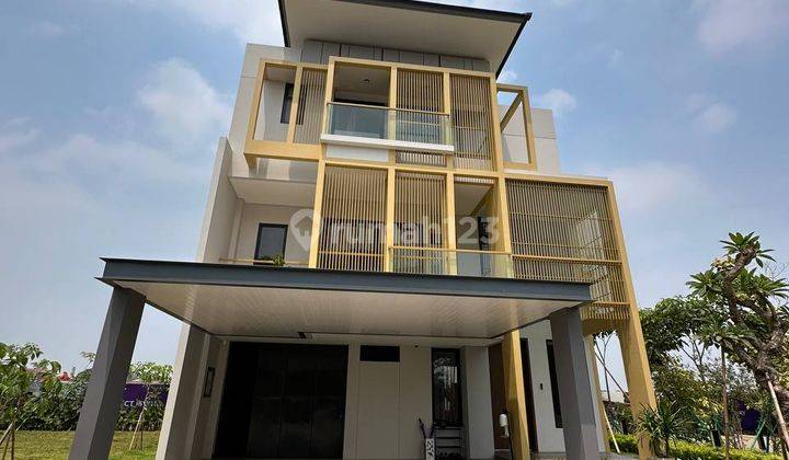 Rumah 3 lantai bisa tambah lift di bsd 1