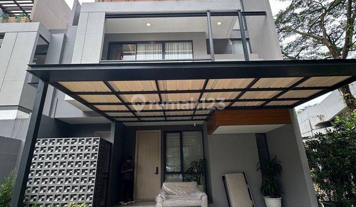 Rumah semifurnish lebar 8 di bsd 2