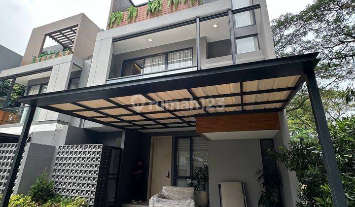 Rumah semifurnish lebar 8 di bsd 1