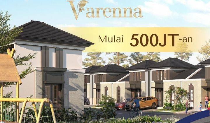 DP 0%. Rumah 500 jutaan di citra raya cikupa cluster Varenna 2