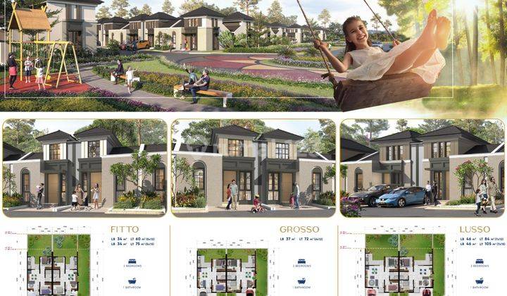DP 0%. Rumah 500 jutaan di citra raya cikupa cluster Varenna 8