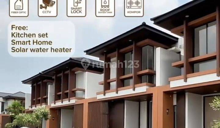 Rumah 2 Lantaidi Cluster Meranti Padi Suvarna Sutra  1