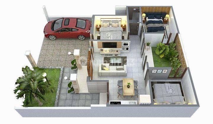 Rumah Cantik Tanah Luas Dekat Polres Wates Skema Bayar Mudah  8