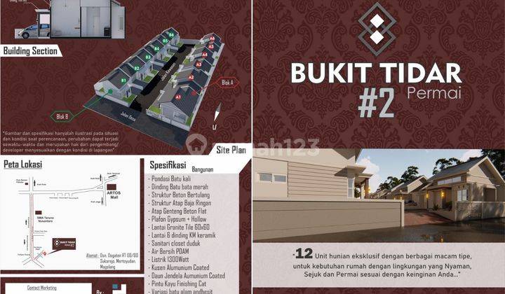 Rumah Super Murah di Mertoyudan Kota Magelang Dekat Sma Taruna 8