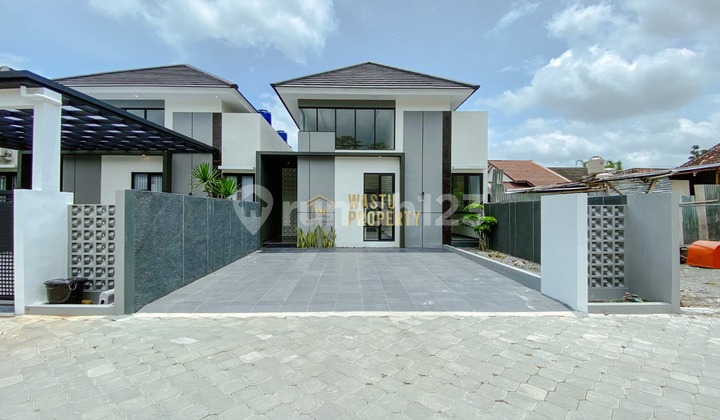 RUMAH DESAIN MEWAH, TANAH LUAS DI NGAGLIK, SLEMAN 