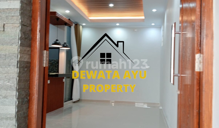 RUMAH 2 LANTAI 3 KAMAR LAHAN 70M2 SEMI FURNISH DI TUKAD PAKERISAN 2