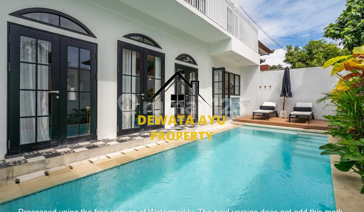 VILLA MEWAH MODERN 3 KAMR FURNISHED LAHAN 225M2 DI BATUR SARI