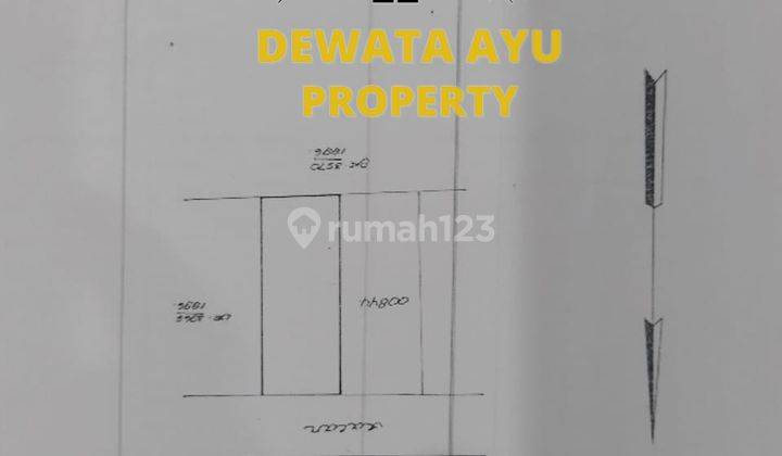 Lahan 260M2 Isi Bangunan Aspek Perumahan Akese 8 Meter Di Panjer 1