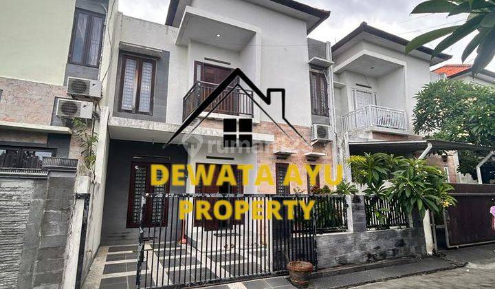 RUMAH 2 LANTAI 3 KAMAR FURNISHED ONE GATE SYSTEM DI SESETAN  1