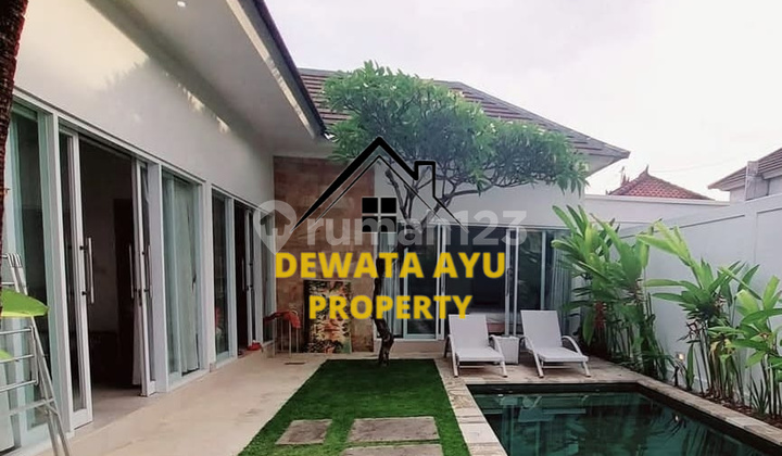 MINIMALIST VILLA 2 BEDROOMS 150M2 LAND FULLY FURNISHED LOCATION SANUR