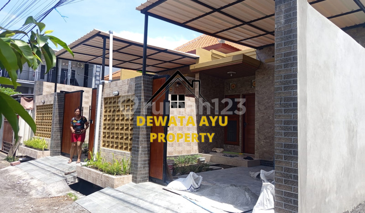Rumah Baru Minimal Sewa 2 Tahun 2 Kamar Lahan 150M2 di Tukad Balian
