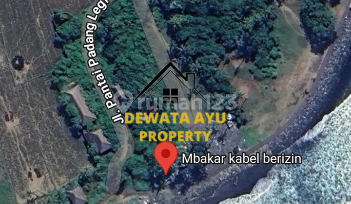 Cucukan Beach Land in Gianyar, Area 26.59 Are, Tourism Aspect