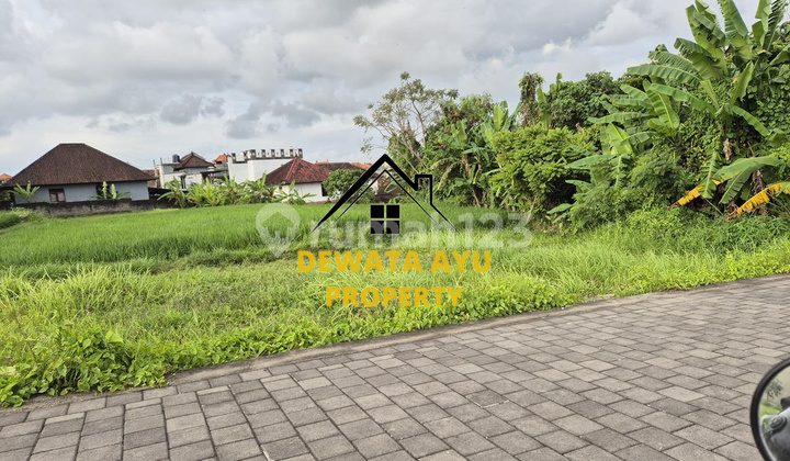 LAHAN JUAL MURAH LUAS 135M2 ZONA KUNING LOKASI KEROBOKAN