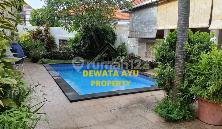 Villa Sewa 4 Kamar Semi Furnished Lahan 5 Are Lokasi Sanur