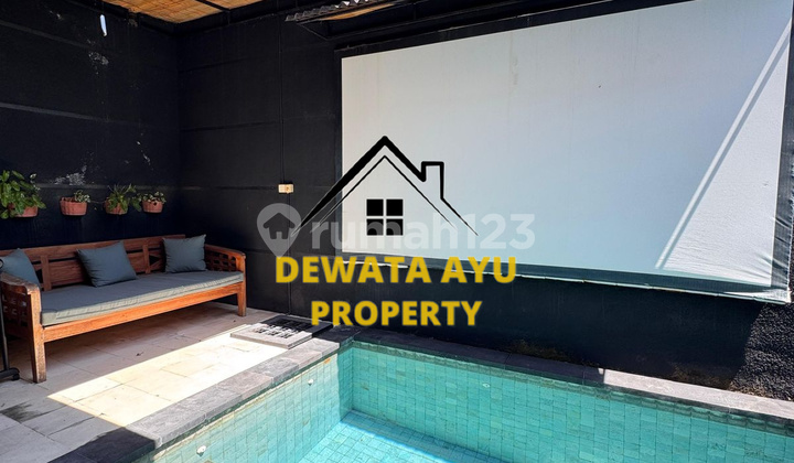 Rumah Semi Villa 2 Kamar Furnished Lahan 150M2 Lokasi Strategis di Tukad Balian 2