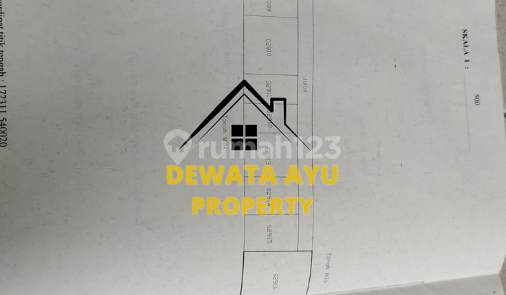 LAHAN LUAS 265M2 ISI BANGUNAN KOST LOKASI TUKAD BILOK