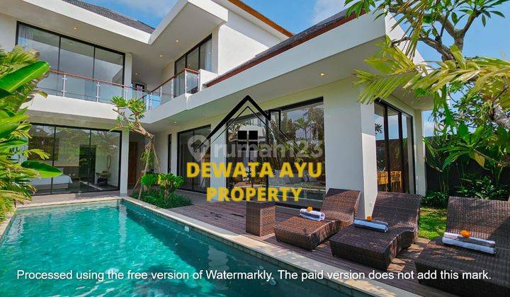 Brand New Villa View Sawah 3 Kamar Furnished Lahan 300M2 Di Ubud 1