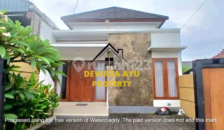 1-Story House for Rent, 3 Rooms, Empty, Located in Tukad Batanghari