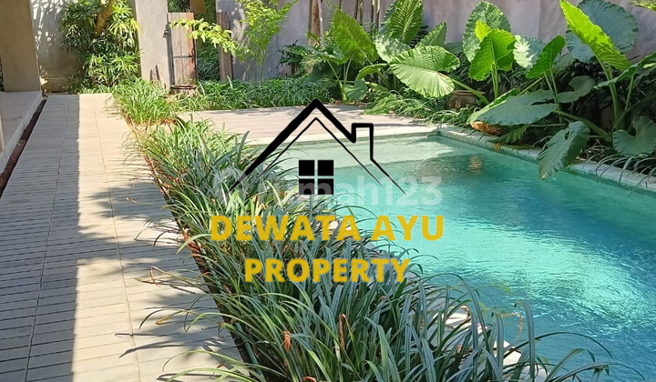 Rumah Sewa 2 Kamar Furnished Lahan 230M2 dengan Taman Luas di Sanur 2