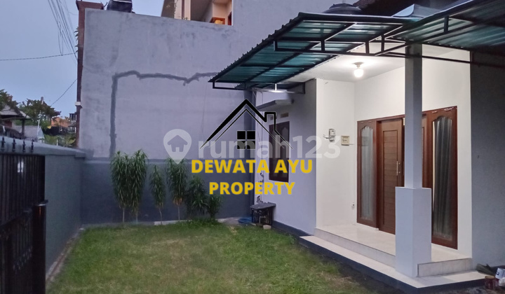 Rumah Sewa Minimal 2 Tahun 2 Kamar Lahan 173M2 di Tukad Balian