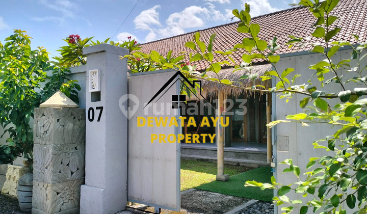 Villa Sewa 2 Kamar Lahan 1,5 Are Ada Taman Lokasi Tirta Ening