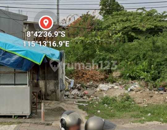 Lahan Jual Luas 2,44 Are Hadap Barat Lokasi Sesetan