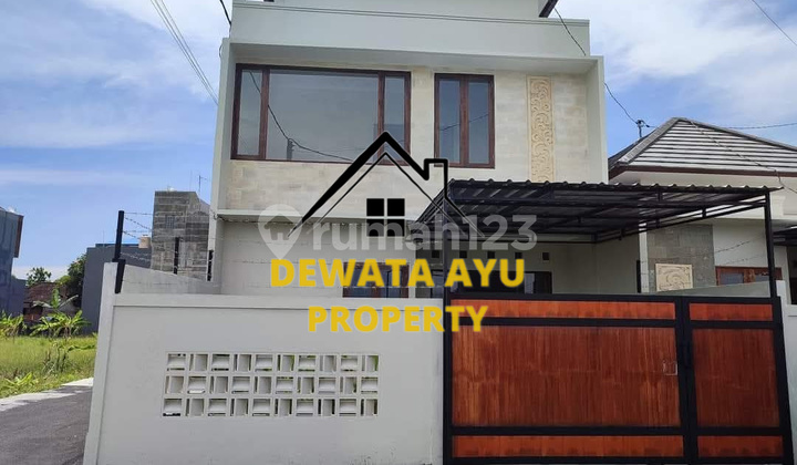Rumah Jual 2 Lantai 3 Kamar Lahan 84M2 Kosongan di Tukad Balian 2