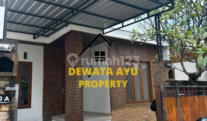 House for Rent Minimum 2 Years, 3 Rooms, Empty Land 100M2 in Tukad Batanghari