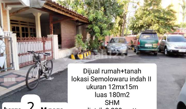 Cheap House + Land for Sale in Semolowaru Indah 11