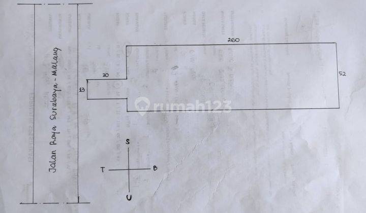 Dijual Tanah Industri di Nol Jln Raya Propinsi Surabaya Malang 2