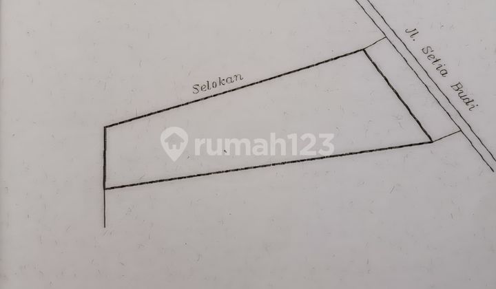 Land and House for Sale with Bonus Mainroad Setiabudi 2