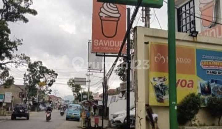 Crowded Shop Houses on Main Road Soreang
